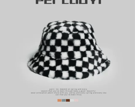 一些冬季保暖黑色护耳百搭的渔夫帽毛绒雷锋帽...