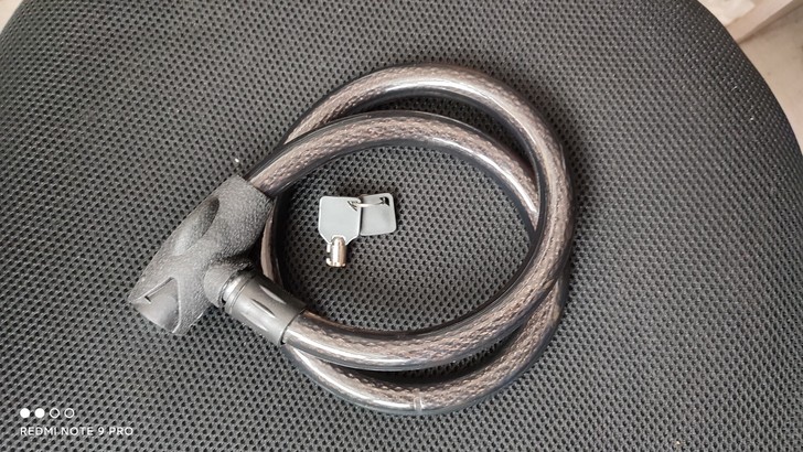 自行车锁/摩托车锁99新未使用，放仓库有点...