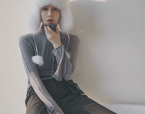 LAMPS 毛茸茸的狐狸毛雷锋帽温暖又个性...