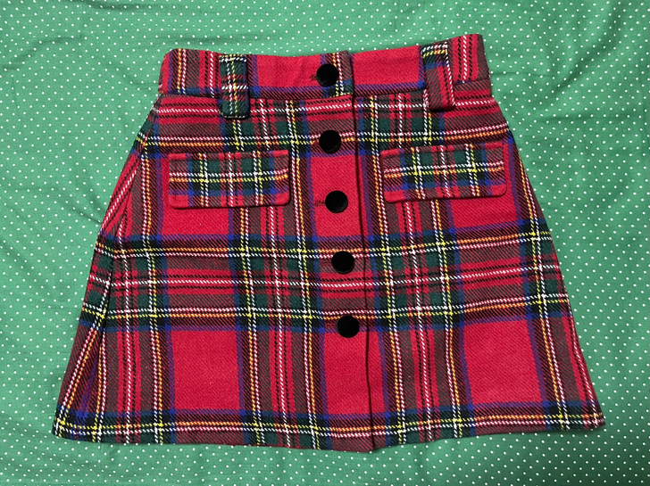 张大奕 人间野玫瑰 学院风红格纹西装短裙 ...