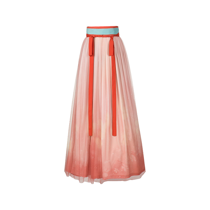 十三余 颜色分类一片式下裙 尺码S汉服 宋制