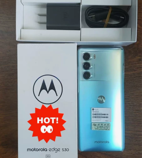 摩托罗拉moto edge S30 冰川蓝...