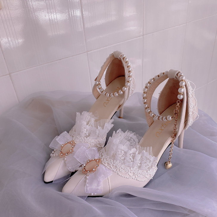 全款88！！原创百搭lolita手作鞋 高...