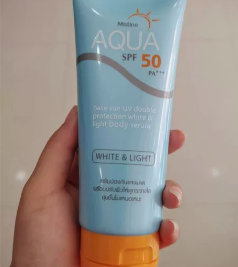 泰版mistine蜜思婷身体防晒霜小黄帽防...