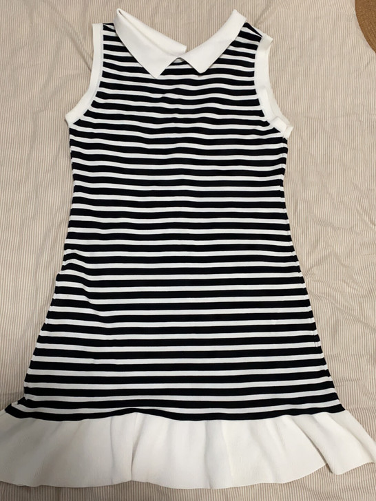 针织荷叶裙 L码 处理价55包邮 上身效果...