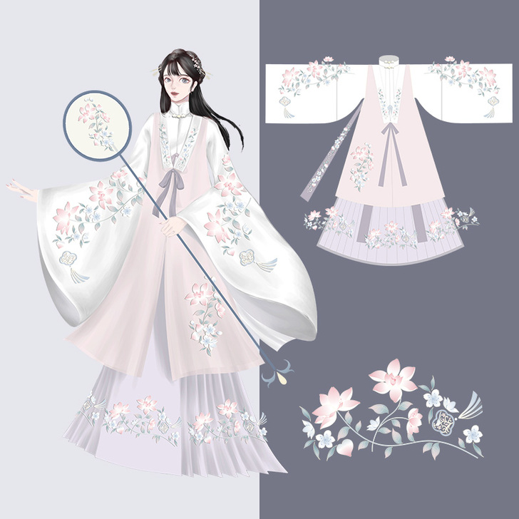 仙气十足的汉服～仙楚姬原创汉服女【陌颜】明...