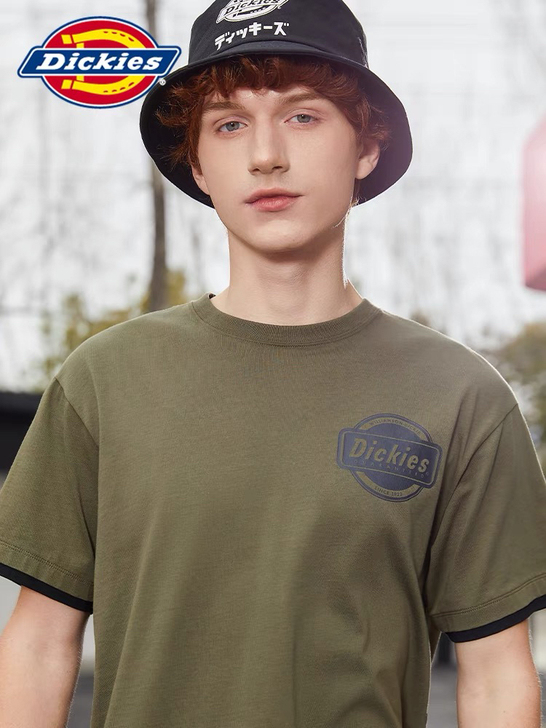 Dickies印花短袖t恤男 夏季新品舒适...