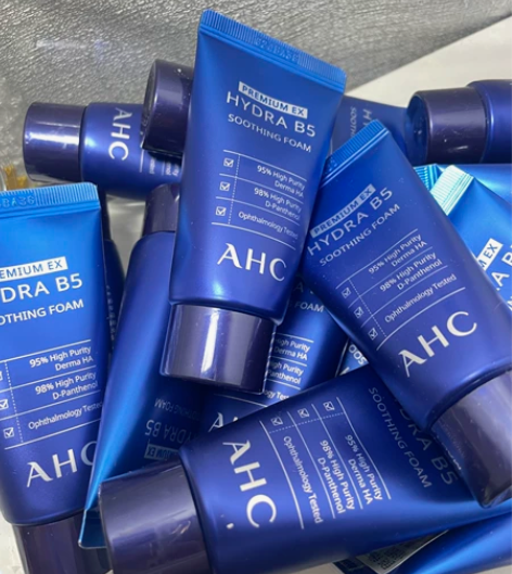 AHC洗面奶女男油皮清洁黑头洁面补水玻尿酸...