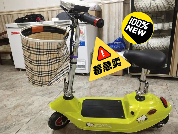 拼多多砍价所得,试骑过一次而已。