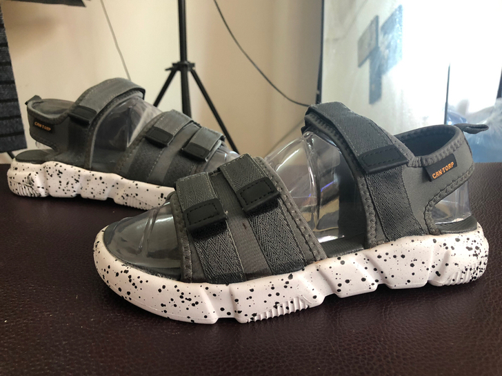 cantorp骆驼运动凉鞋旅游运动休闲底软...