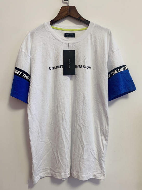 zara专柜正品男士纯棉T恤，全新带吊牌，...