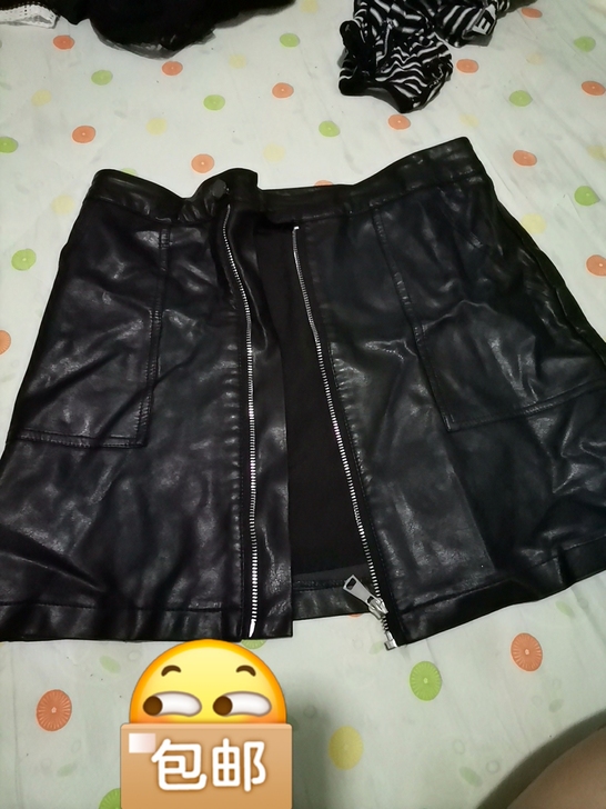 黑色小皮裙女2021新款秋装显瘦a字裙气质...