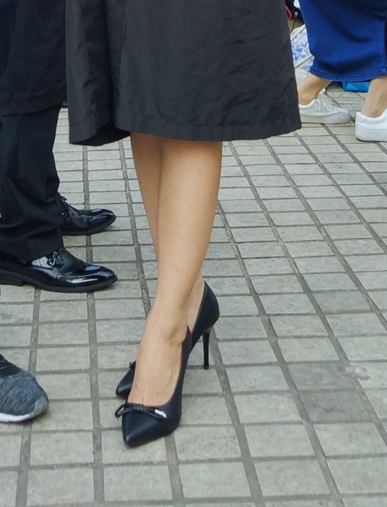 大东正装鞋  黑色高跟鞋