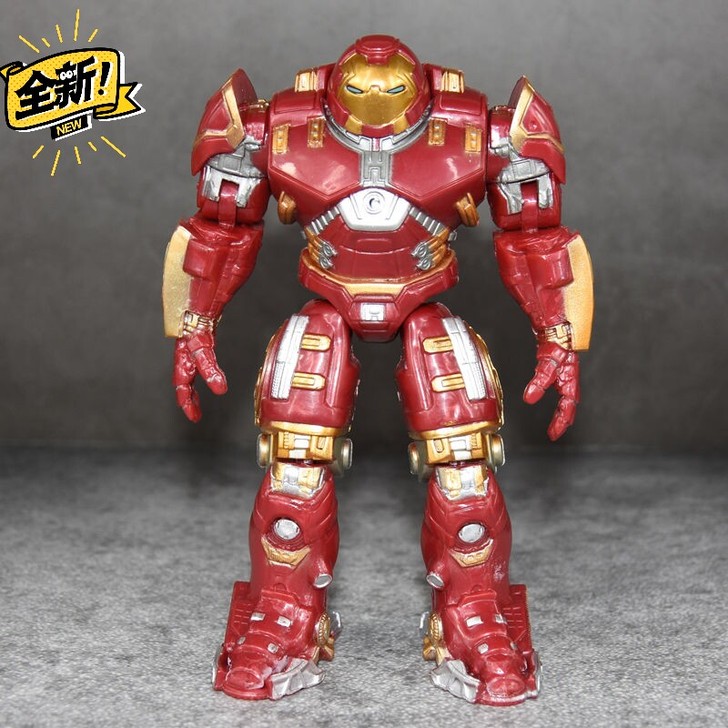 【清仓包邮】钢铁侠反浩克装甲手办 机甲模型...