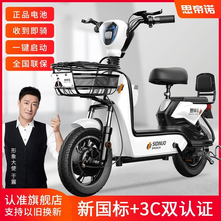 思帝诺新国标48V新款电动车电动自行车小型...