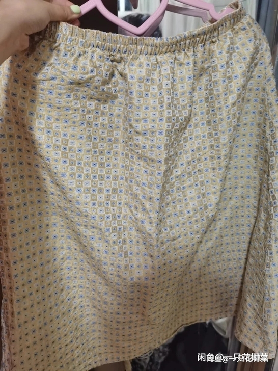 丝绸半裙 蓬蓬裙 可当做抹胸穿 被我用洗衣...