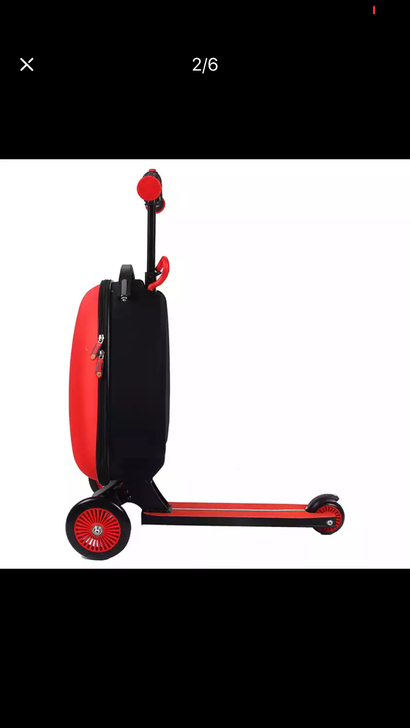 儿童法拉利拉杆箱滑板车，全新未拆封，偏远地...