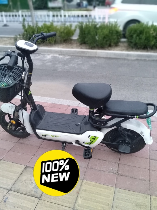 挺新的新国标电动车，绿牌的，用了几个月，打...