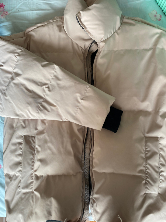 男士175棉绒羽绒服，全新