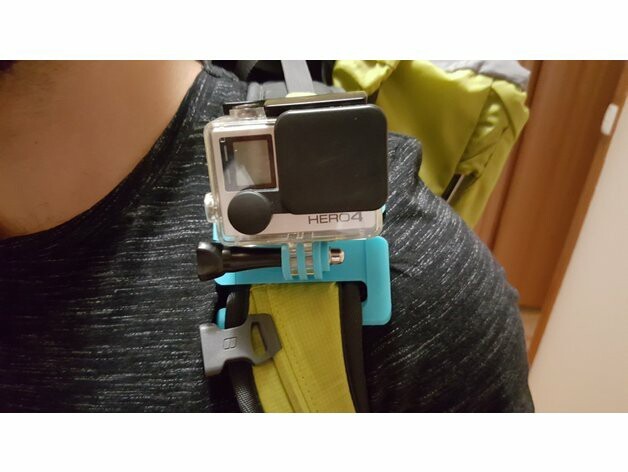 gopro 小蚁 山狗背包夹 gopro运...