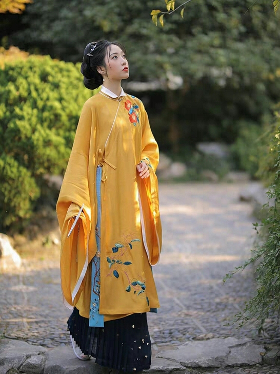 七月夕霁夜【有实拍图】立领斜襟衫+一片式百...