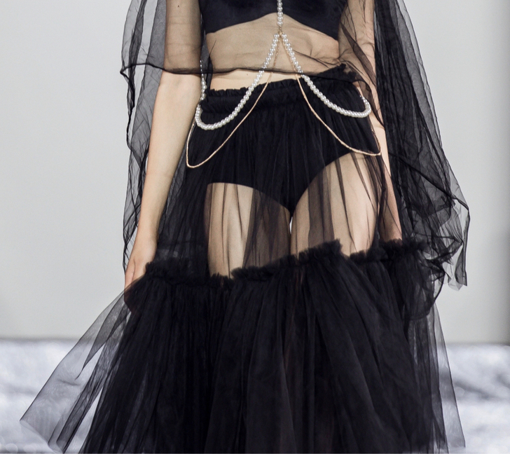 超模秀场搭配品/ 网纱大蓬蓬裙