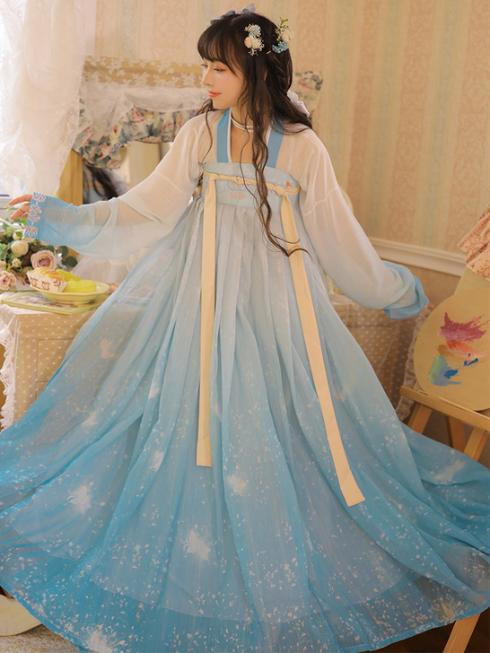 耀春原创汉服女夏沫中国风唐制齐胸襦裙日常古...