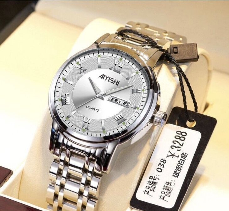 【特价】瑞士全自动机芯手表男士日历夜光防水...