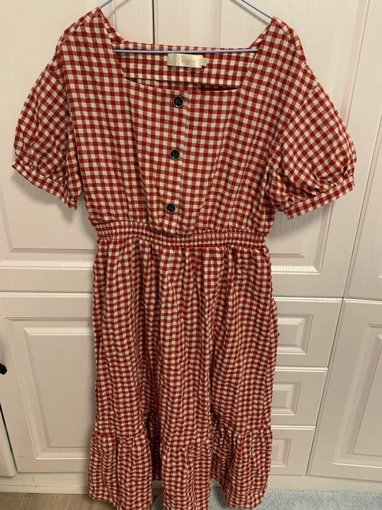 森女系连衣裙,全新,仅试穿。L码