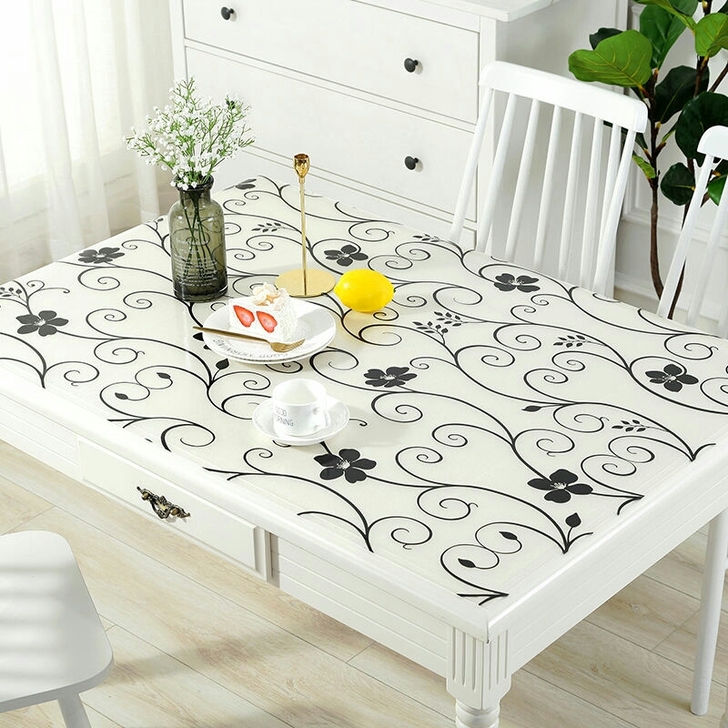 透明桌垫防水茶几桌布软玻璃塑料台布PVC长...