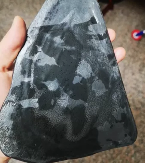 歙砚水舷坑水波纹(已绝坑)石英肉 规格:1...