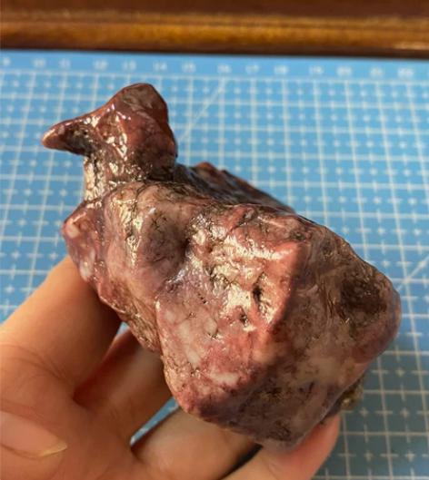 戈壁彩石,象形石,雏鹰展翅,形象生动,色彩...