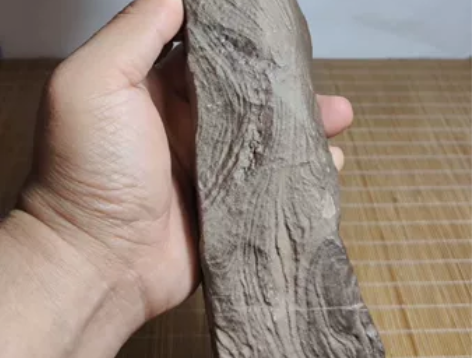 新疆戈壁卷纹泥石 龙纹泥石 长条景观摆件 ...