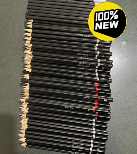 素描铅笔绘图铅笔100支23.8元包邮，美...