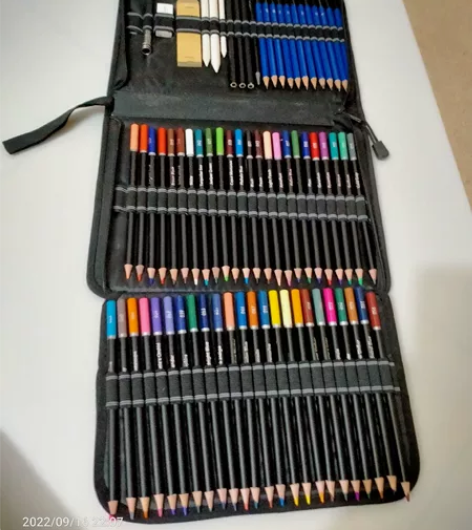 出口海外彩色铅笔套装素描铅笔套装绘画美术专...