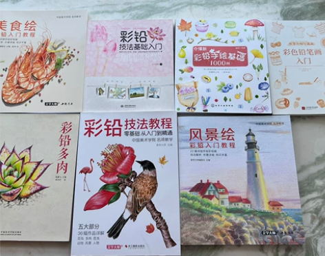 辉柏嘉油性彩铅48色一套（没用过）、素描铅...