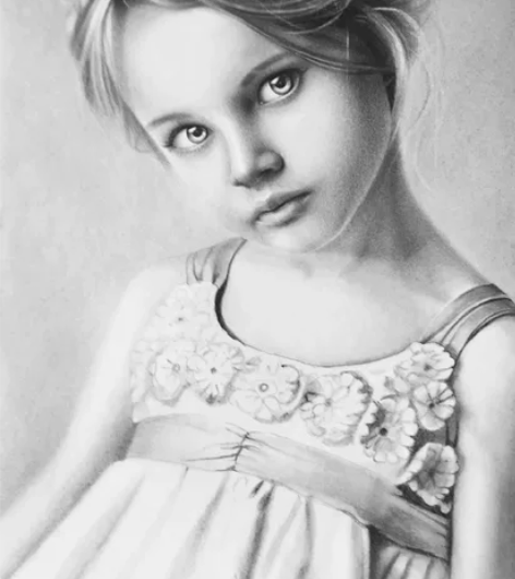 素描定制:肖像头像，生日礼物，彩铅，油画都...