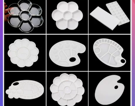 调色盘 国画调色盘调色碟卫庄大三线调色板水...