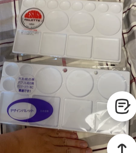 荷尔拜因大号水彩调色盘 两个 全新未开封 ...