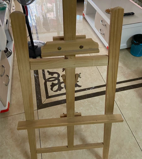 实木画架150厘米高，画室闲置九成新如图同...