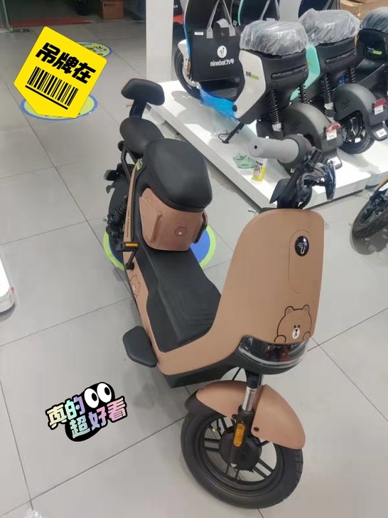 九号A40联名款小棕熊送联名头盔