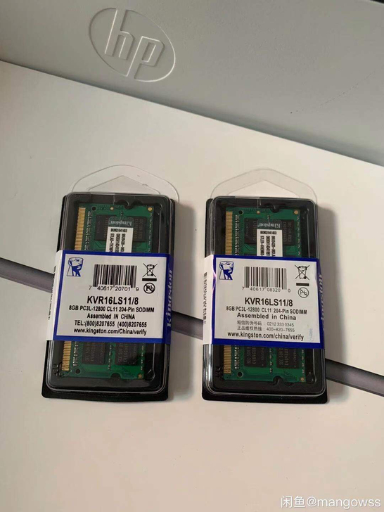 金士顿8G DDR3 1600 笔记本内存条