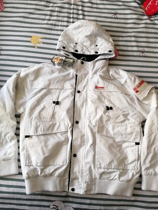 外贸全新男士冬季保暖防水防风棉服L码短款棉...