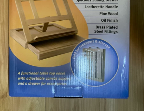 ⭐️蒙玛特 抽屉式松木画架 两年前购买，只...