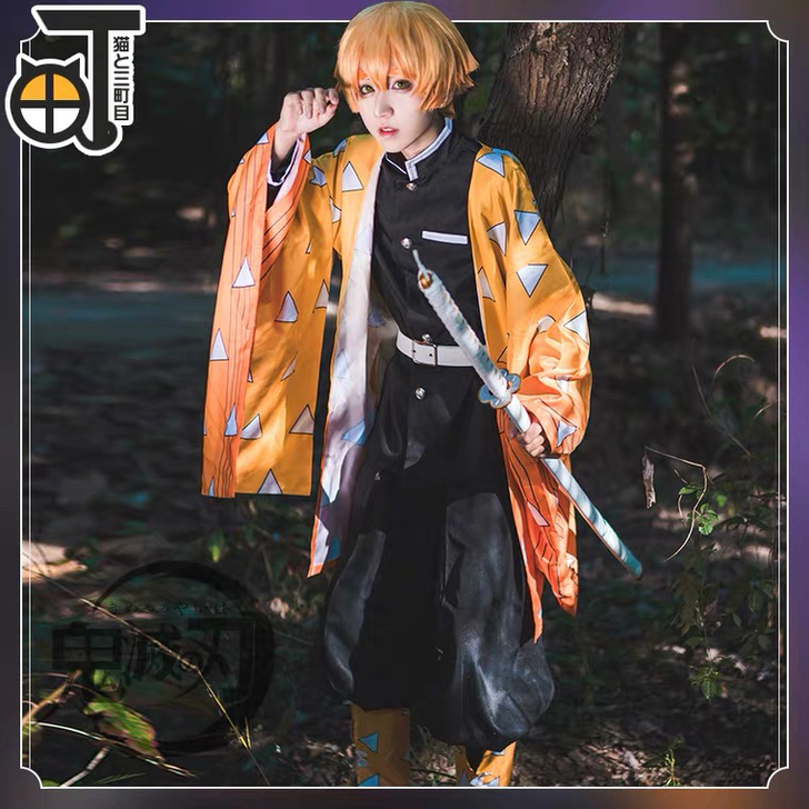 出 三町目 我妻善逸cos服  L码