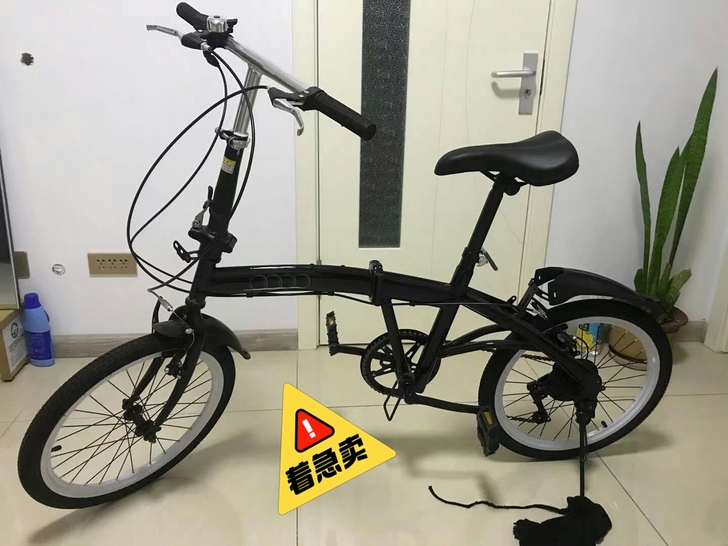 奥迪 折叠,变速6速自行车全新 就试...