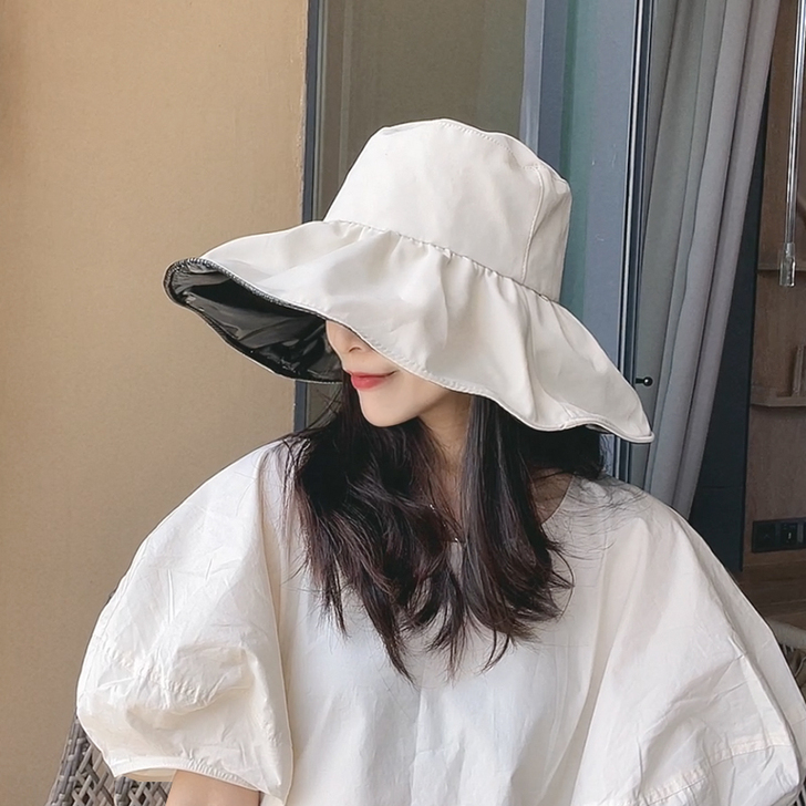戴发 帽子