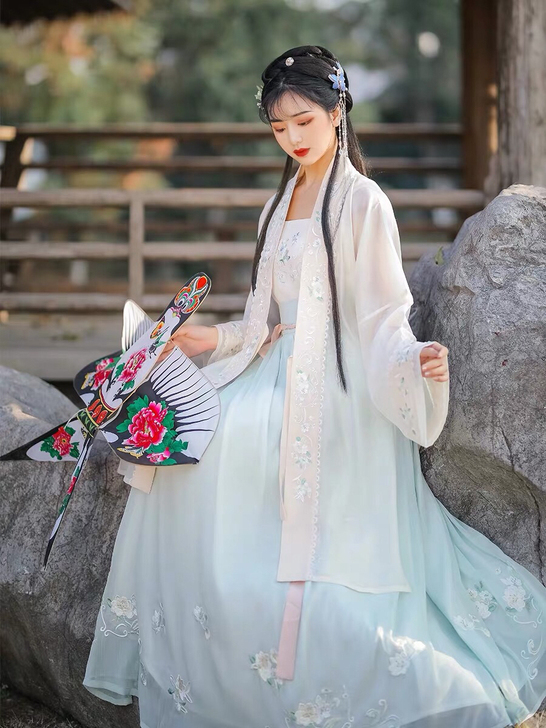 梨花渡澄锦褙子S120