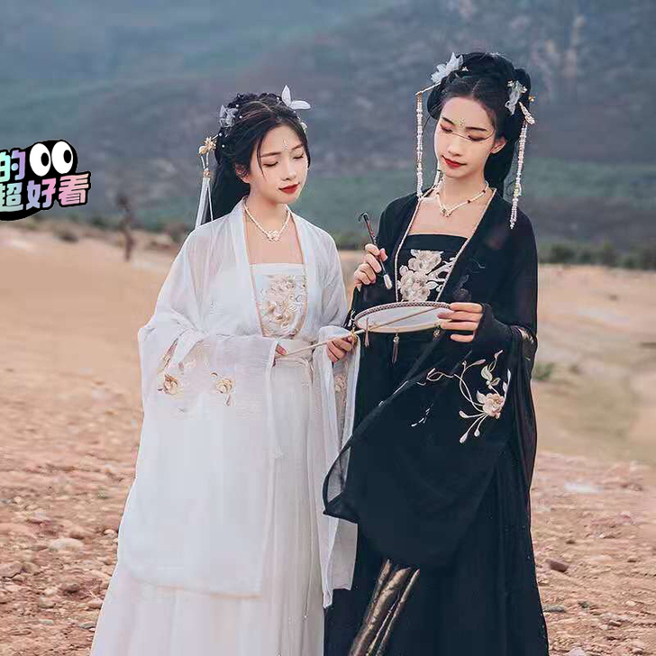 汉尚华莲天下3联名梦笔生花汉服m码，可小