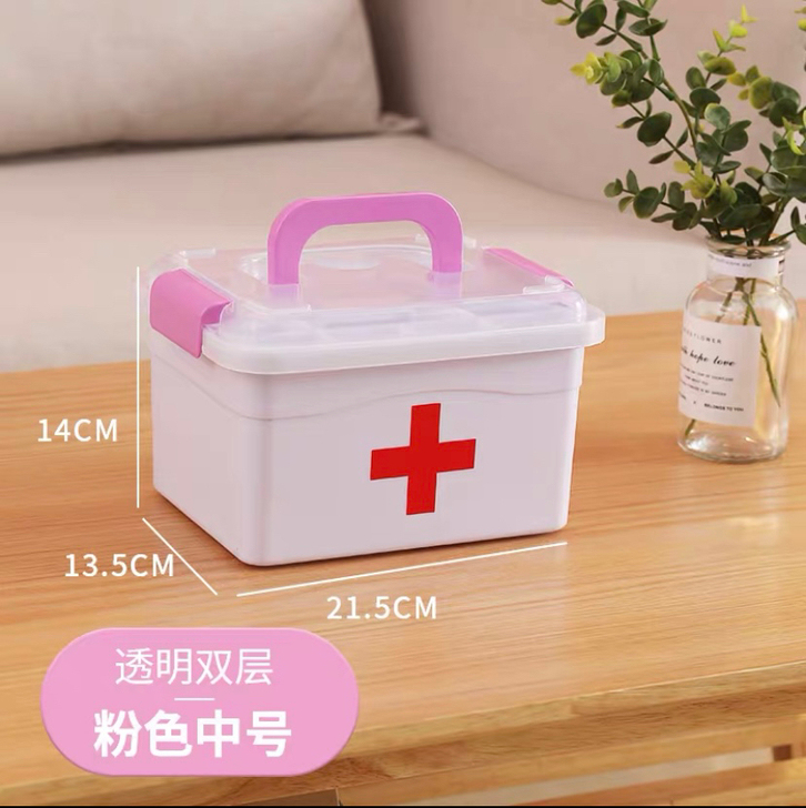 免费送，邮费自付，家庭中号急救手提药箱，给...